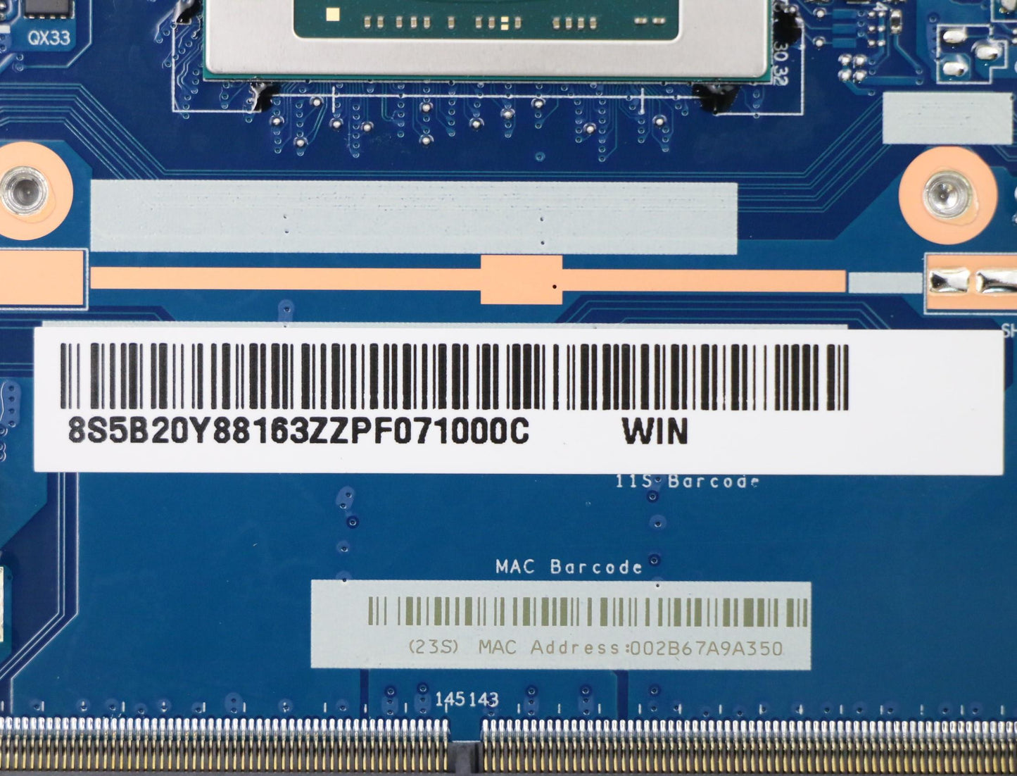 Lenovo Motherboard with R5 4600H and GTX 1650Ti GPU - 5B20Y88163