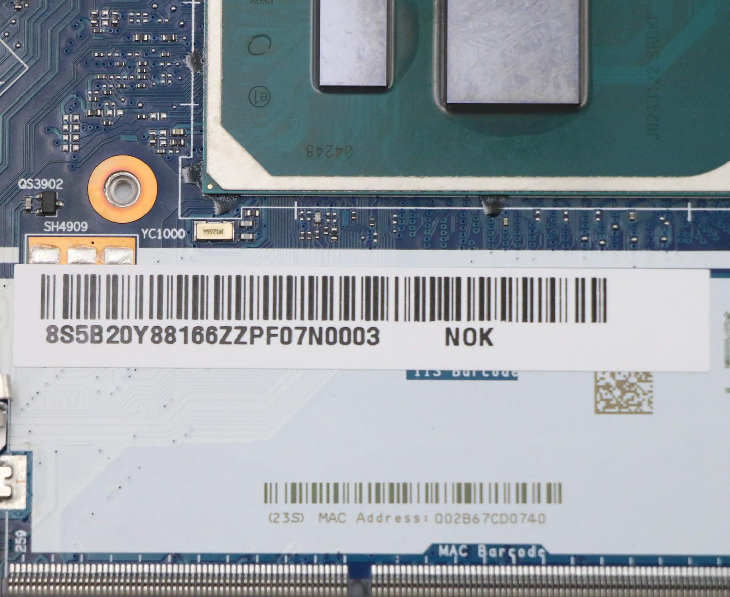Lenovo Bdplanar Mbl81Wenoki31005G1_Mx - 5B20Y88166
