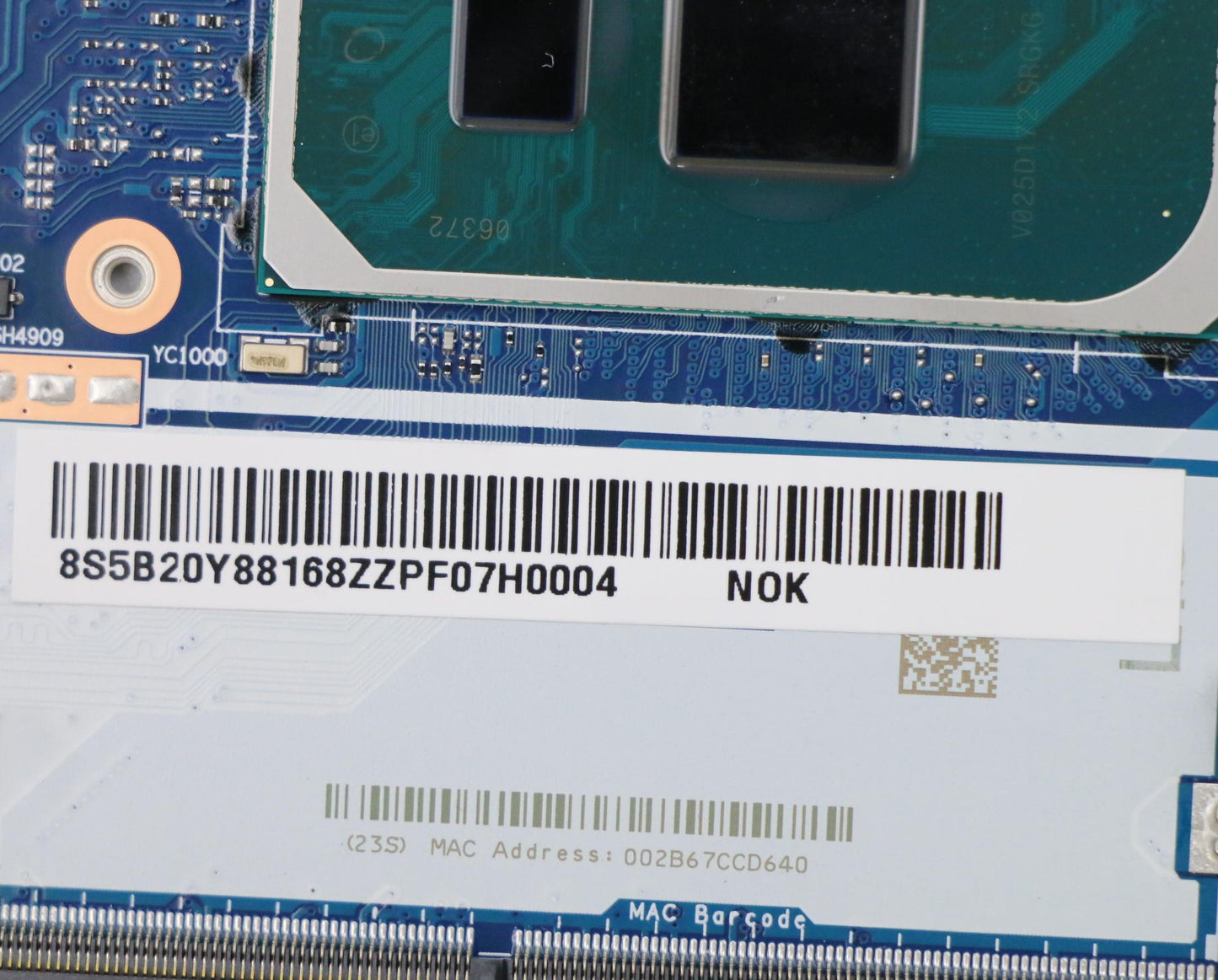 Lenovo Bdplanar Mbl81Wenoki51035G1_Mx - 5B20Y88168