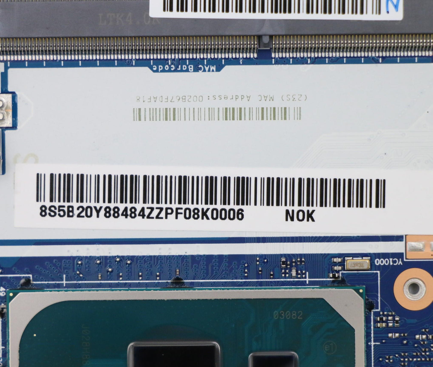 Lenovo Bdplanar Mbl81Wdnoki31005G1_Mx - 5B20Y88484