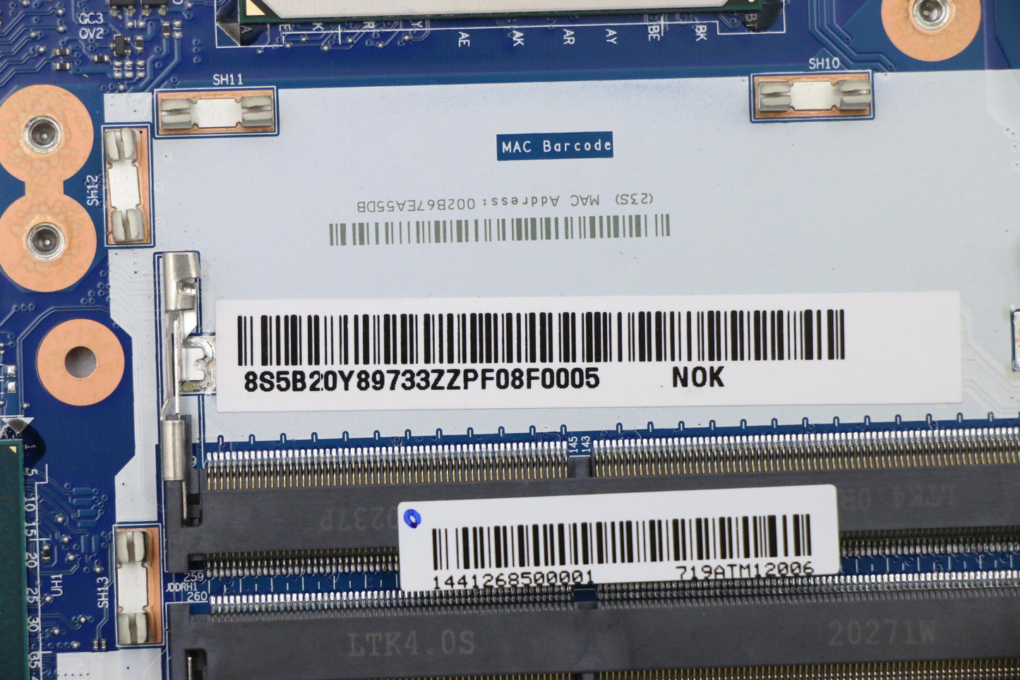 Lenovo Bdplanar Mb L 82Awnok I710875H - 5B20Y89733