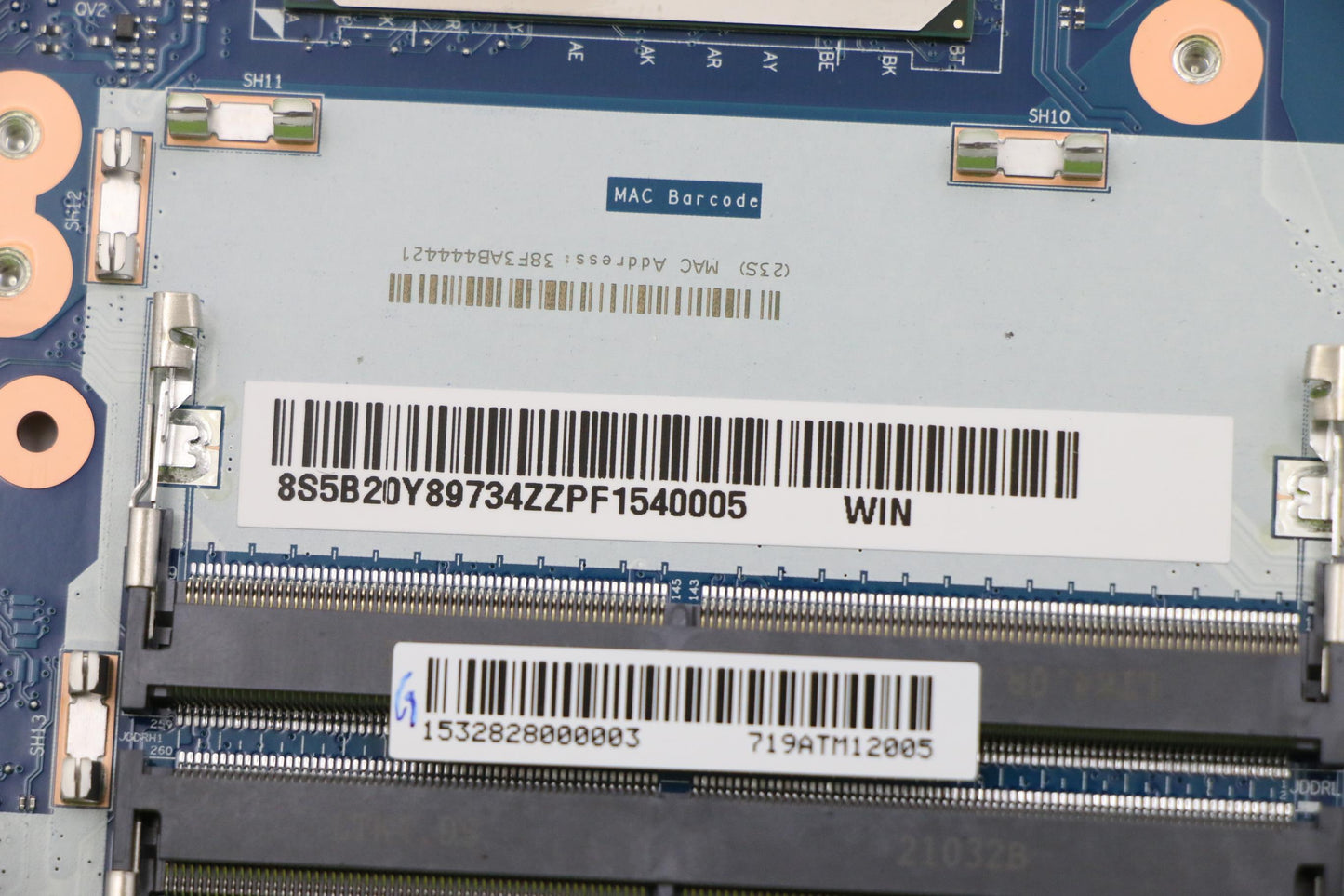 Lenovo Bdplanar Mb L 82Awwin I710875H - 5B20Y89734