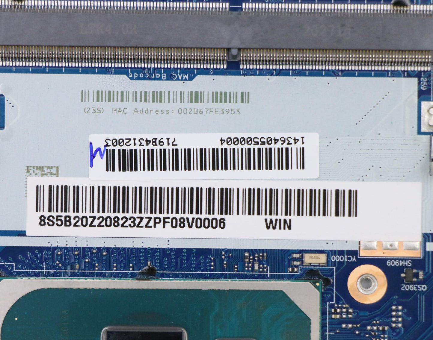 Lenovo Bdplanar Mb L 82Gx Win I71065G - 5B20Z20823