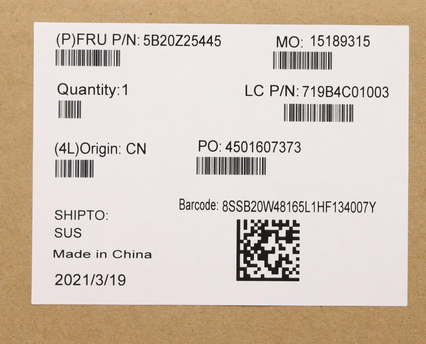 Lenovo Bdplanar Noki5-10400Hamtdtpmya - 5B20Z25445