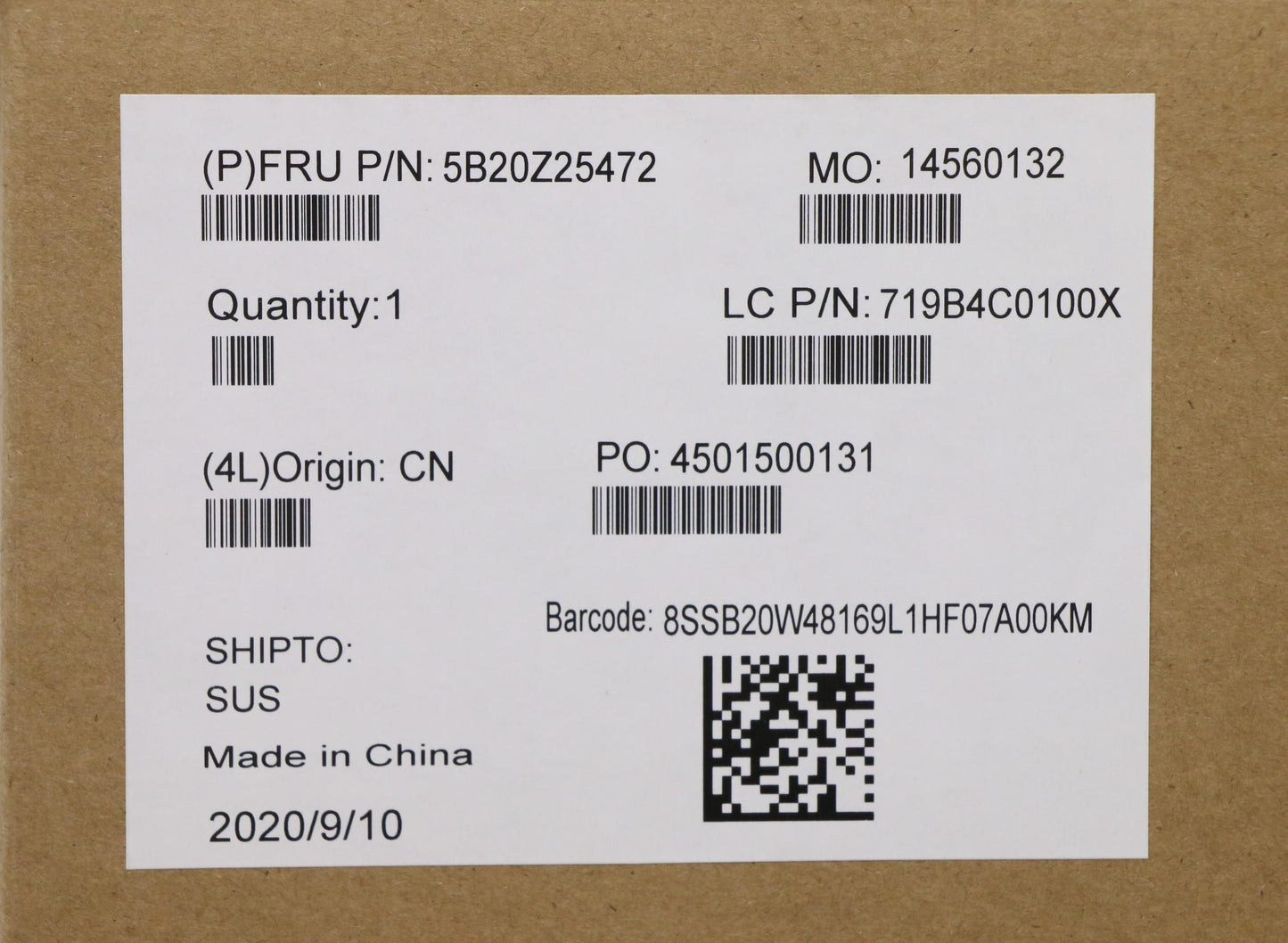 Lenovo Bdplanar Noki7-10850Hamtftpmna - 5B20Z25472