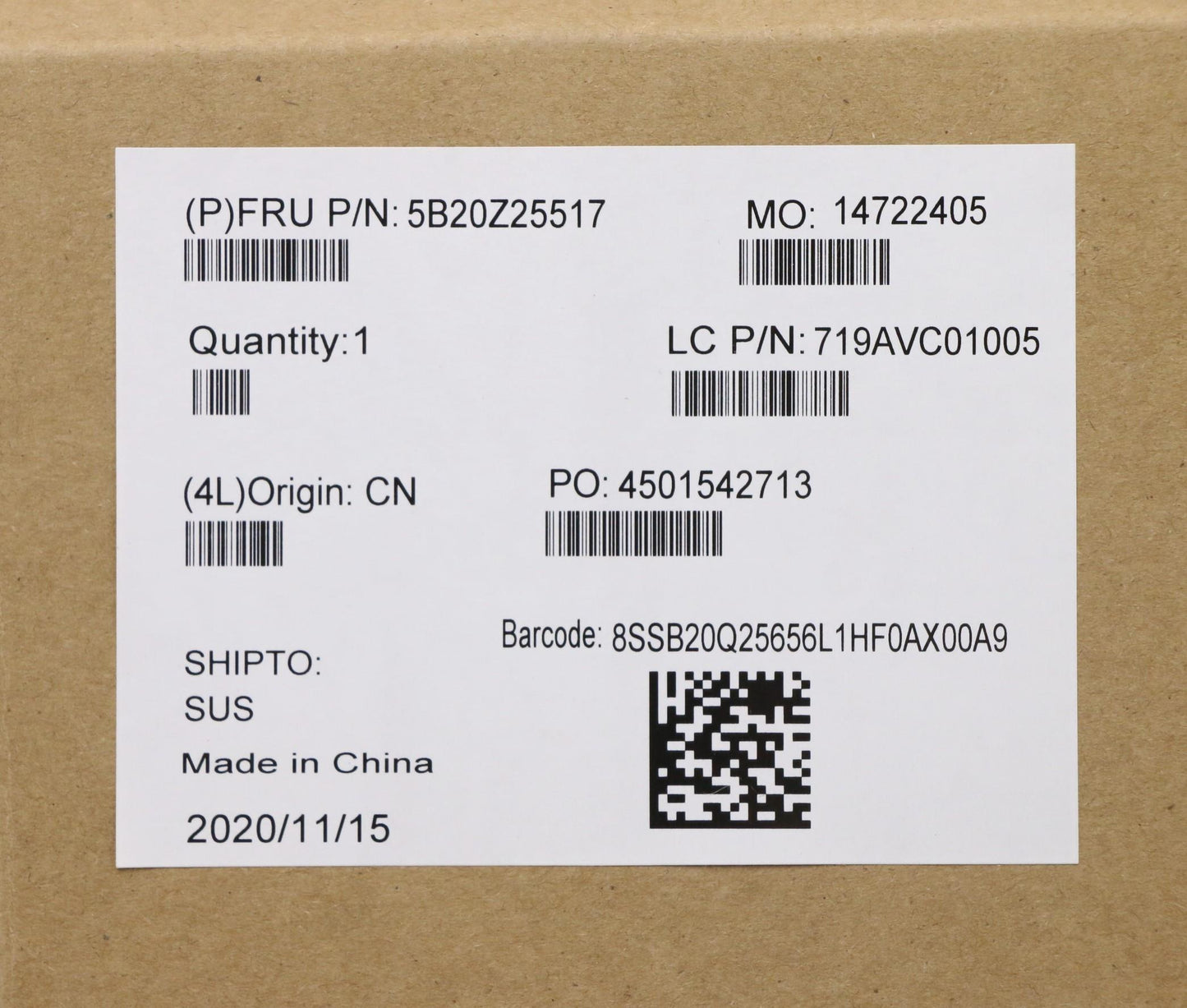 Lenovo Bdplanar I5-10210U 8Gnvpwin Na - 5B20Z25517