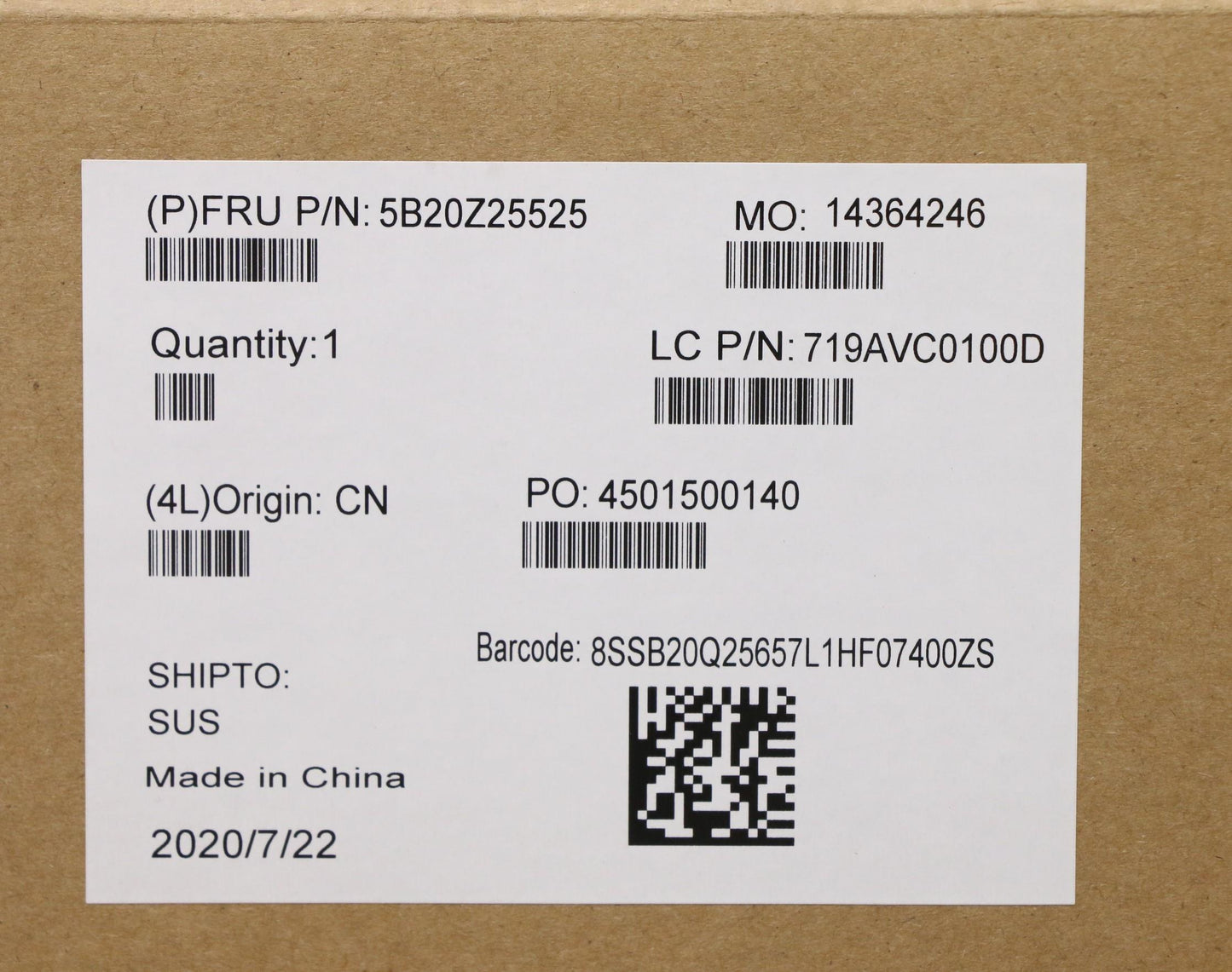 Lenovo Motherboard, i5-10210U, Nvidia, P16G, No OS Key, NAYTdT2, L3, yAB - 5B20Z25525