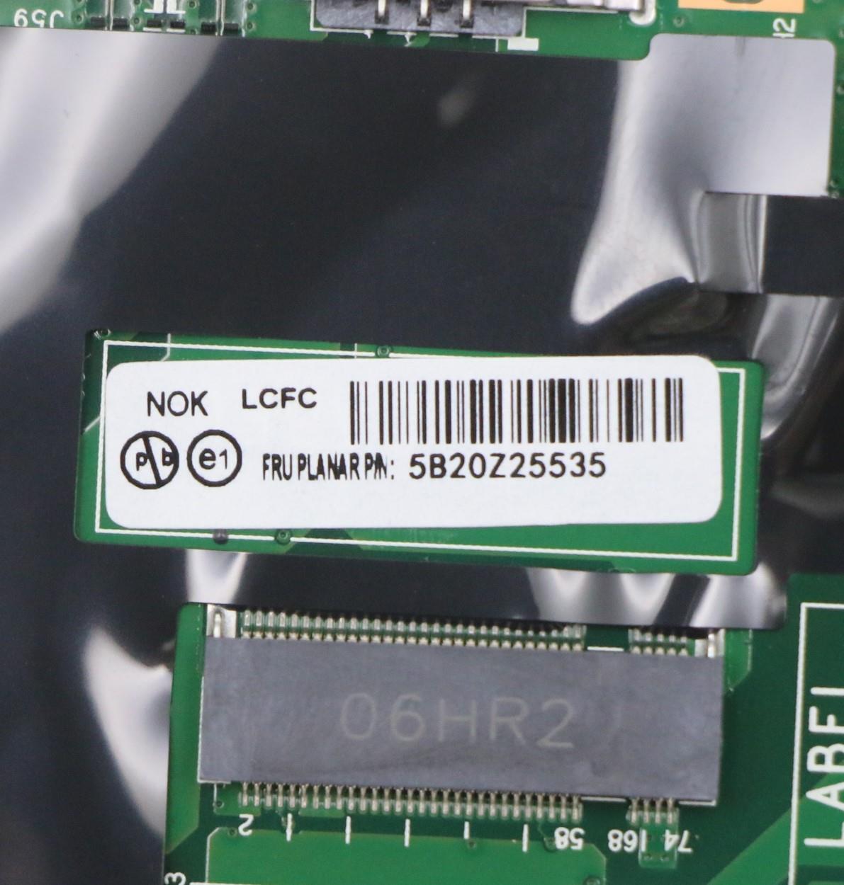 Lenovo Motherboard with i7-10510U, 8GB RAM, and TPM - 5B20Z25535