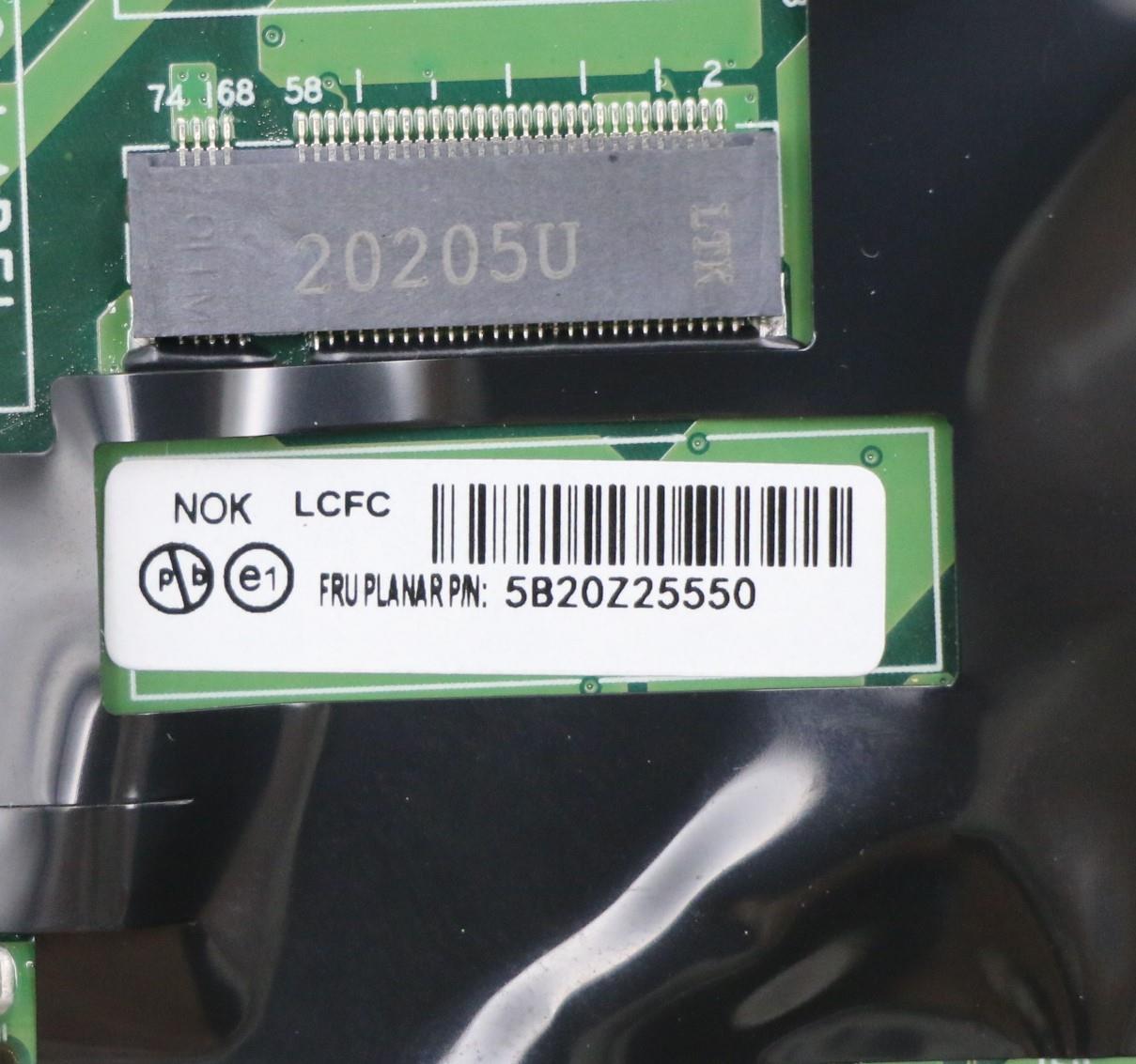 Lenovo Bdplanar I7-10510U Nvp16Gnok N - 5B20Z25550