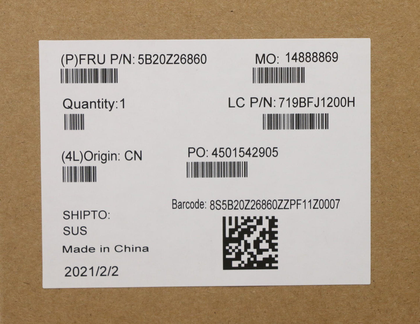 Lenovo Bdplanar Mbb82Bcwini710750Hgtx - 5B20Z26860