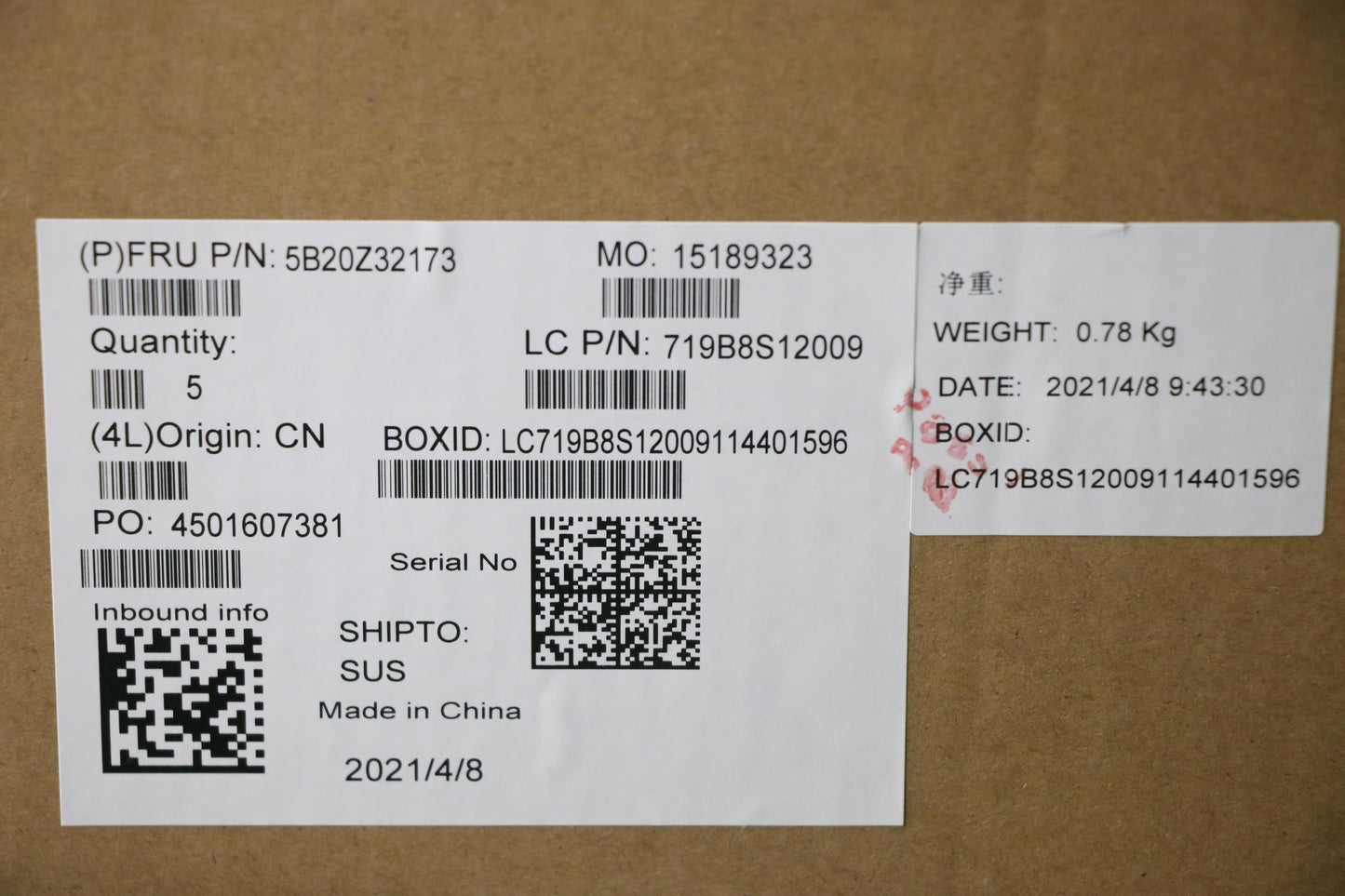 Lenovo Bdplanar Mb L82Bj Win I51135G7 - 5B20Z32173