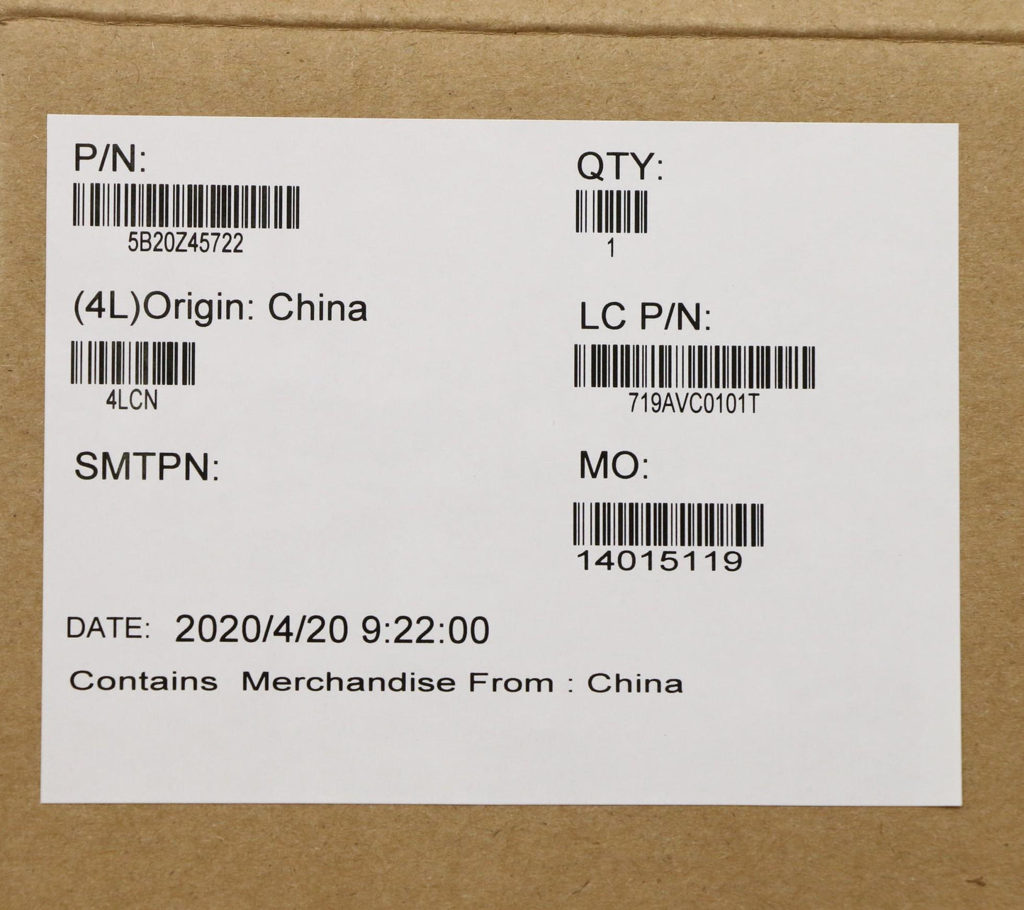 Lenovo Bdplanar I5-10310U Vp8G Win Ya - 5B20Z45722