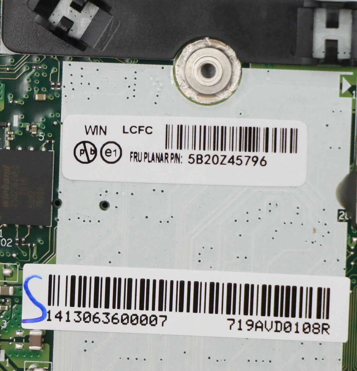Lenovo Bdplanar I7-10510U 8G Nvp Win - 5B20Z45796