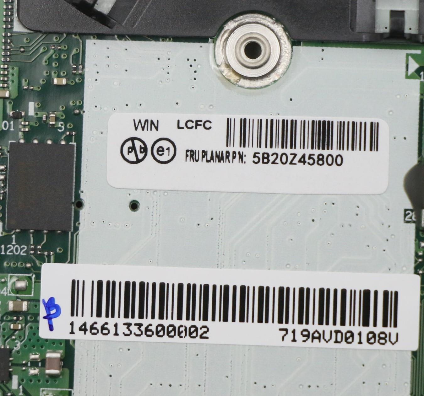 Lenovo Bdplanar I7-10510U 8G Nvp Win - 5B20Z45800