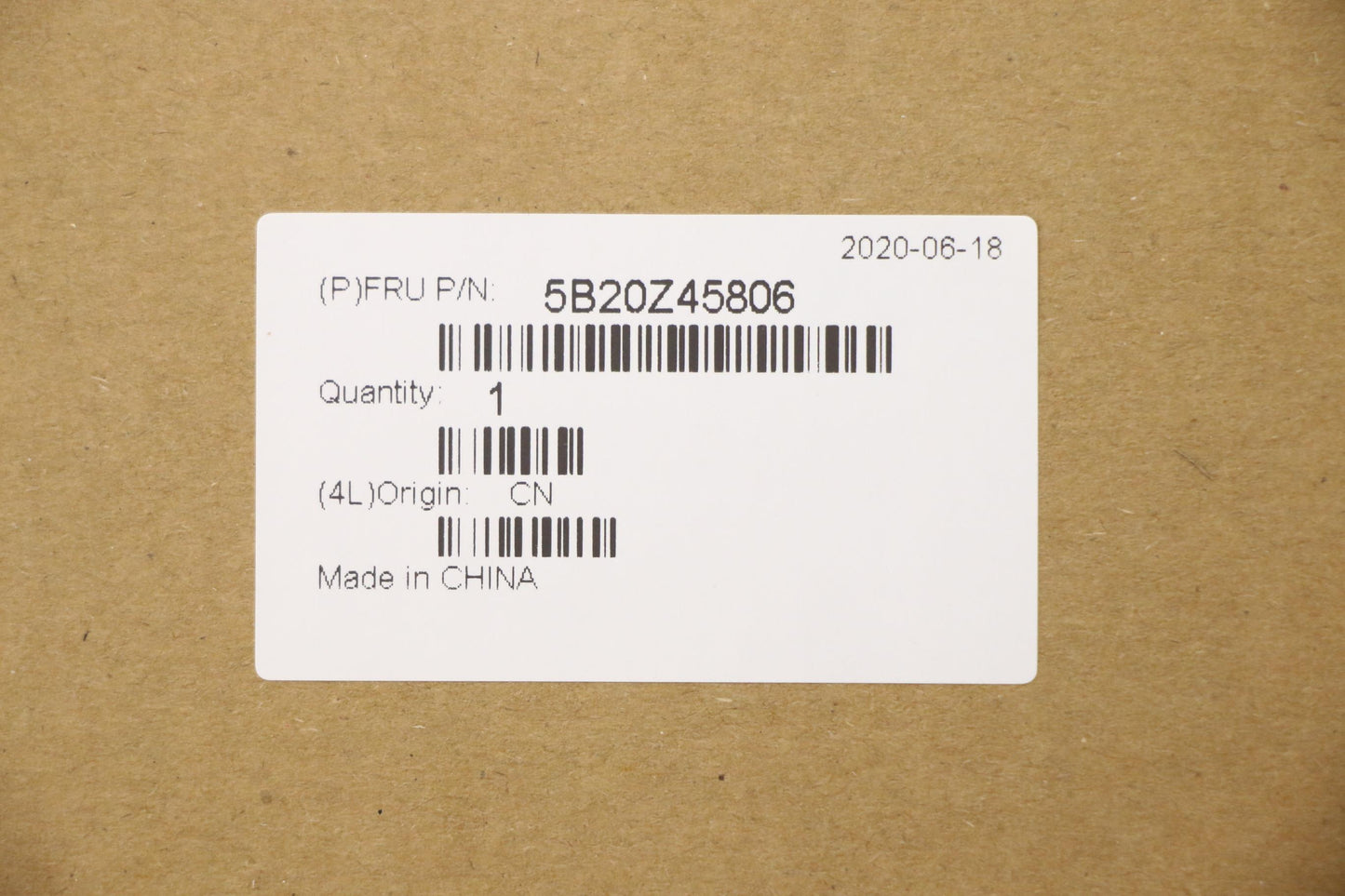 Lenovo Motherboard i7-10510U, 16GB RAM, Nvp, Windows DPK - 5B20Z45806