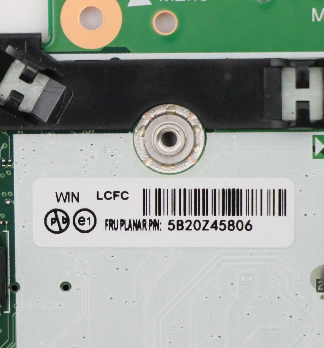 Lenovo Motherboard i7-10510U, 16GB RAM, Nvp, Windows DPK - 5B20Z45806