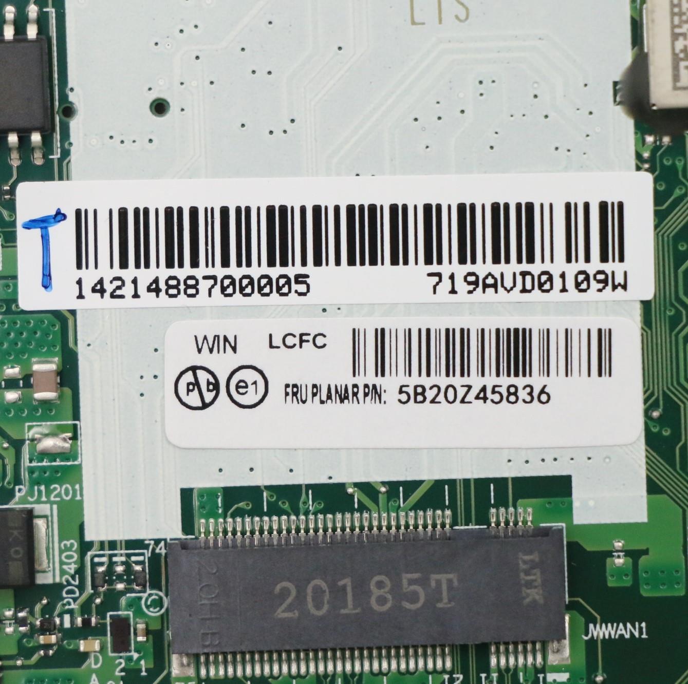 Lenovo Motherboard, i5-10310U, 8GB RAM, vPro, Windows - 5B20Z45836