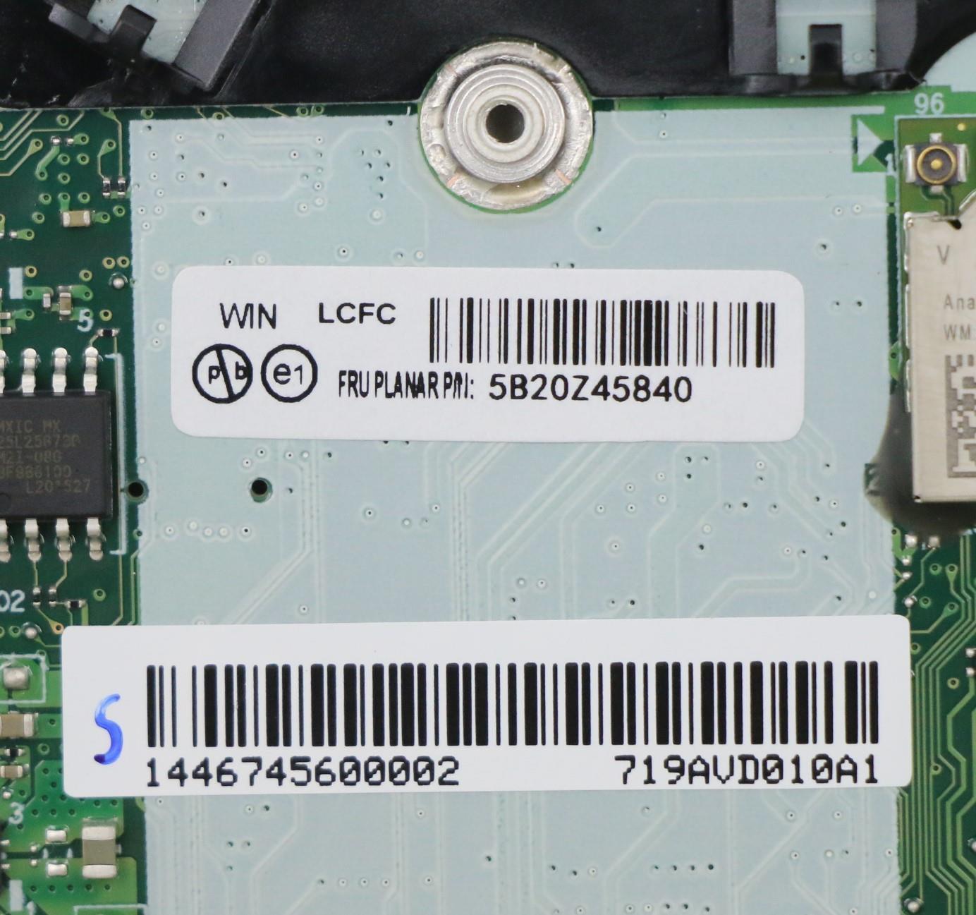 Lenovo Bdplanar I5-10310U 8G Vp Win Y - 5B20Z45840
