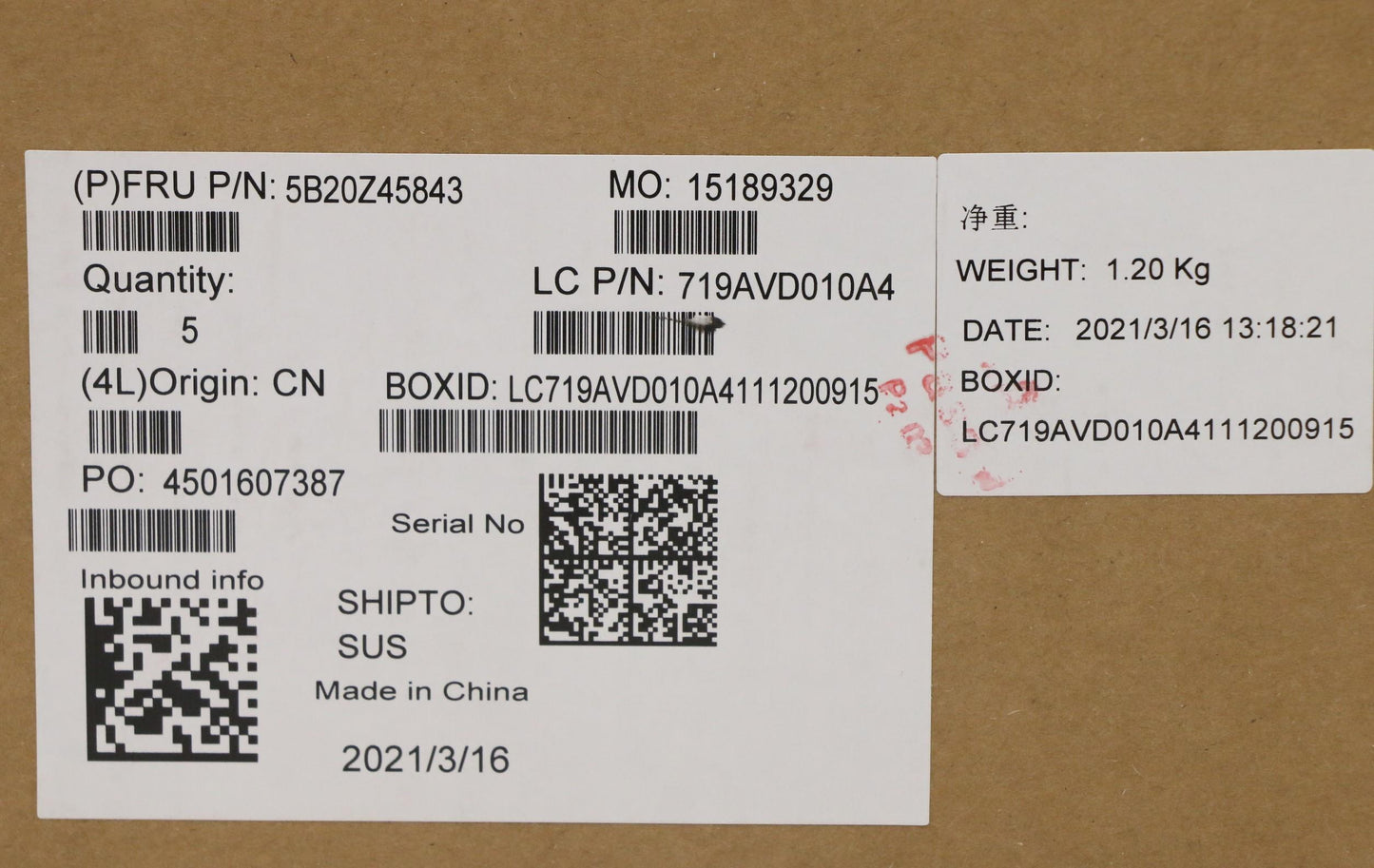 Lenovo Bdplanar I5-10310U 8G Vp Nok Y - 5B20Z45843