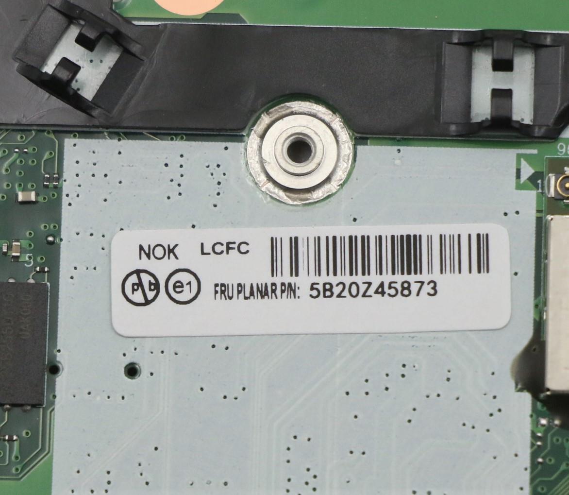 Lenovo Bdplanar I7-10610U 16G Vpnok Y - 5B20Z45873