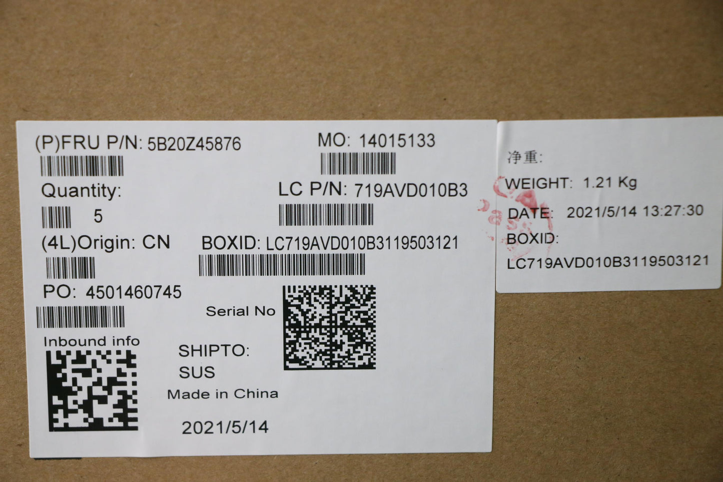 Lenovo Bdplanar I7-10810U 16G Vp Win - 5B20Z45876