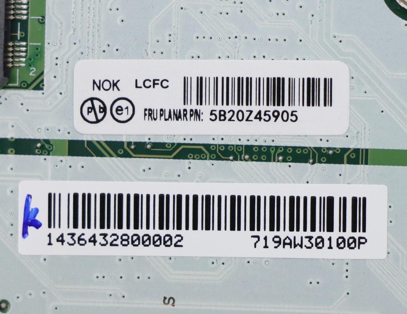 Lenovo Bdplanar I5-10210U8Gngnvpnok N - 5B20Z45905