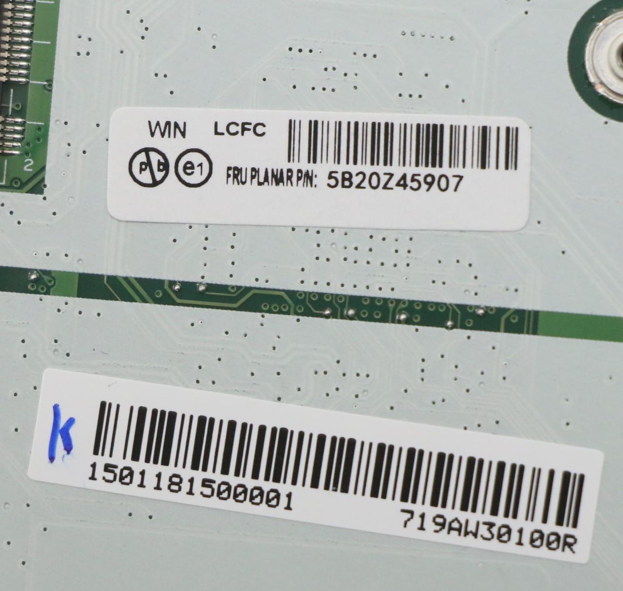 Lenovo Bdplanar I5-10210U8Gngnvpwin N - 5B20Z45907