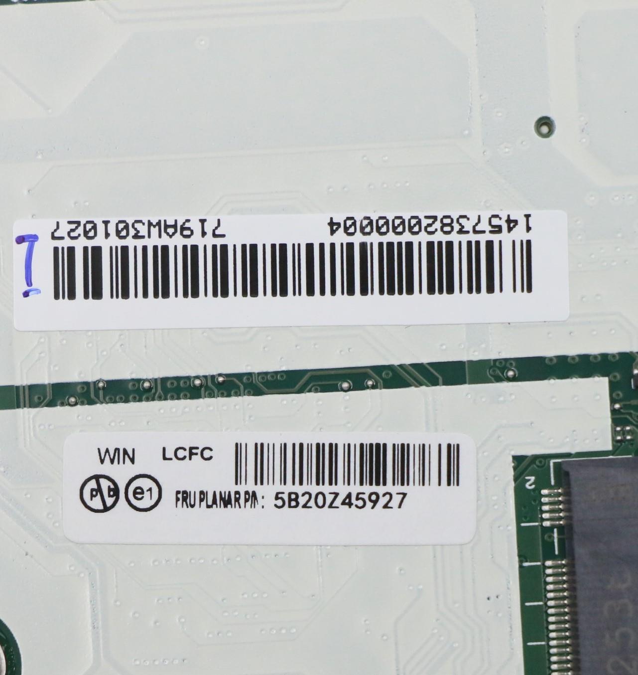 Lenovo Bdplanar I7-10510U8Guhdnvpwinn - 5B20Z45927