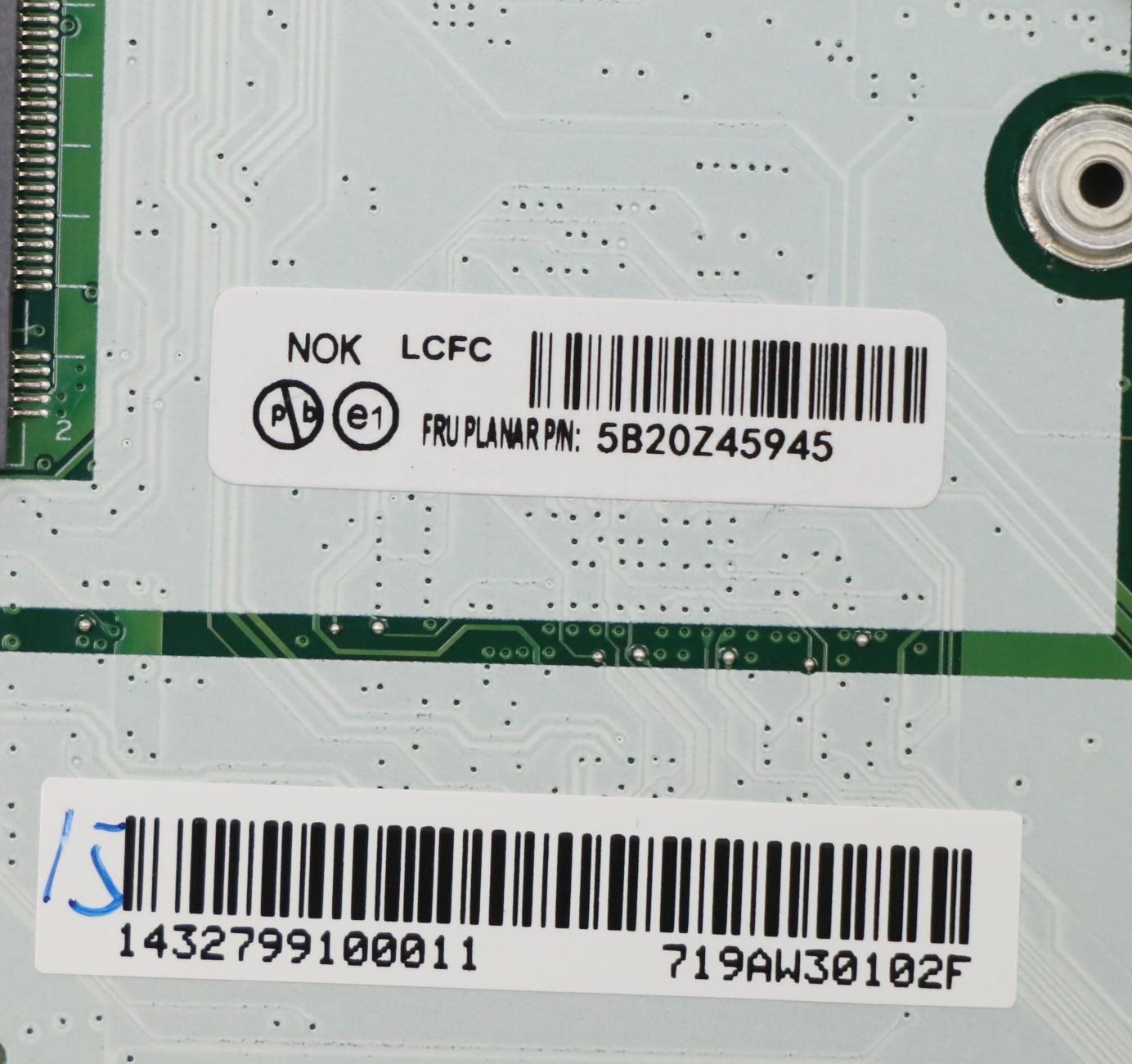 Lenovo Bdplanar I7-10510U16Guhd Nvpno - 5B20Z45945