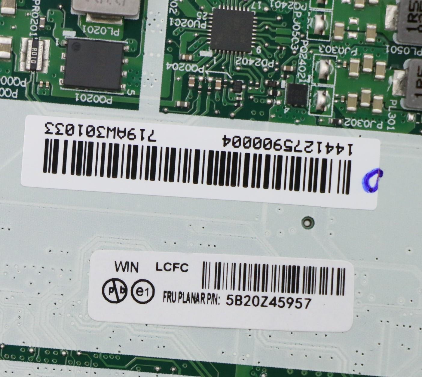 Lenovo Bdplanar I7-10510U 16Gng Nvpwi - 5B20Z45957