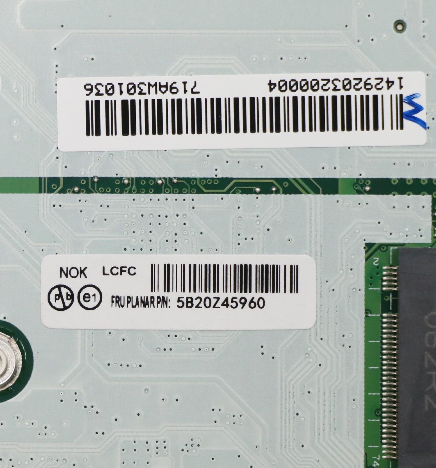 Lenovo Bdplanar I7-10510U 16Gngnvpnok - 5B20Z45960