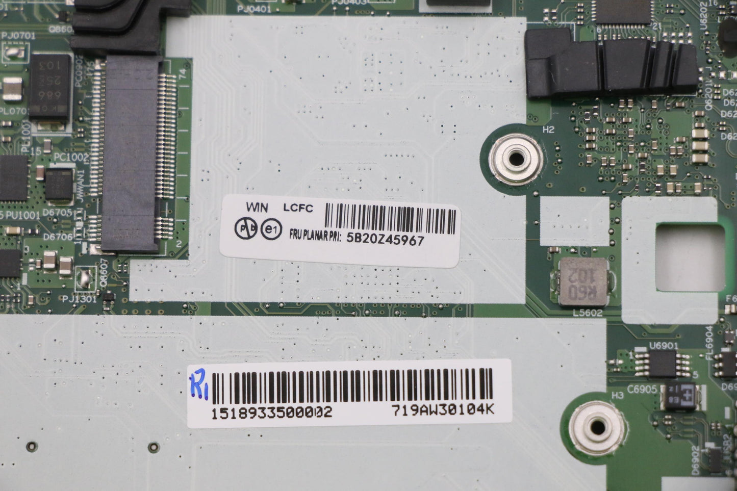 Lenovo Bdplanar I7-10710U16Guhd Nvpwi - 5B20Z45967