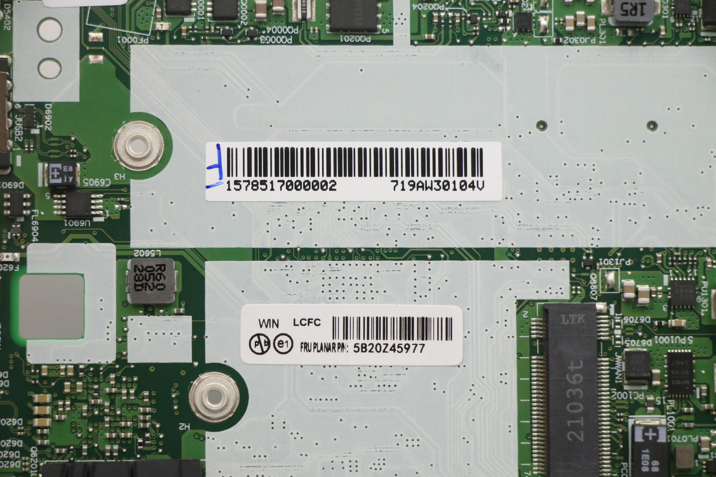 Lenovo Bdplanar I7-10710U 16Gngnvpwin - 5B20Z45977