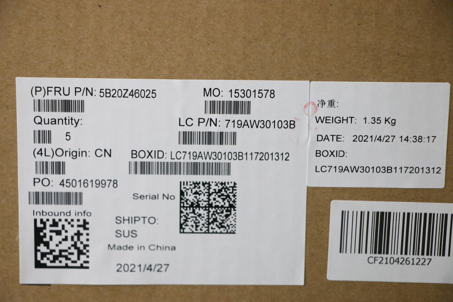 Lenovo Bdplanar I7-10610U 8Guhd Vpnok - 5B20Z46025