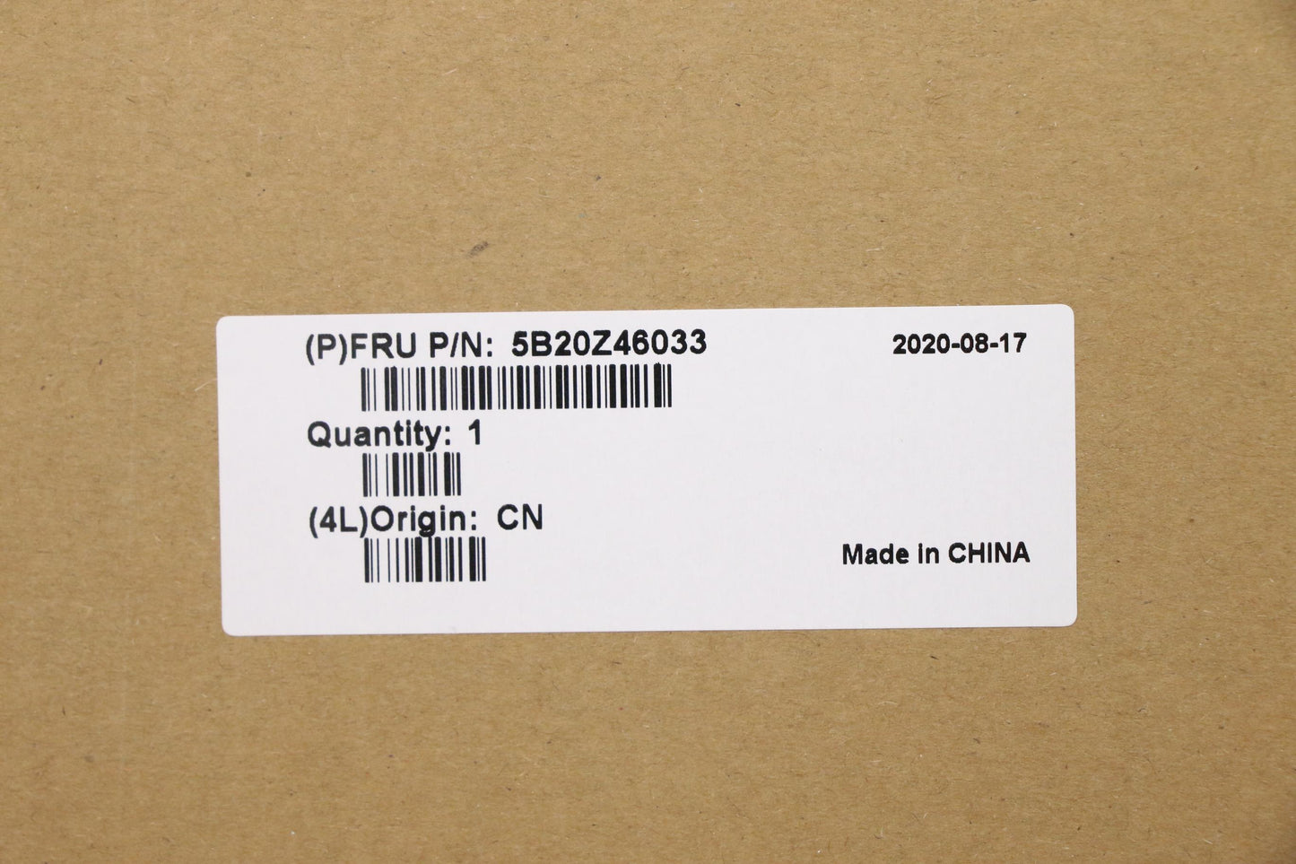 Lenovo Bdplanar I7-10610U8Gng Vpwin Y - 5B20Z46033