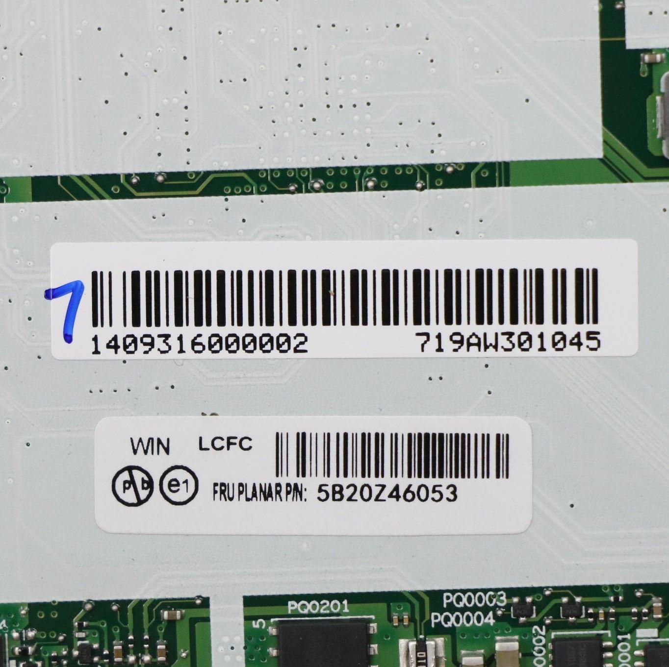 Lenovo Bdplanar I7-10610U 16Gng Vpwin - 5B20Z46053