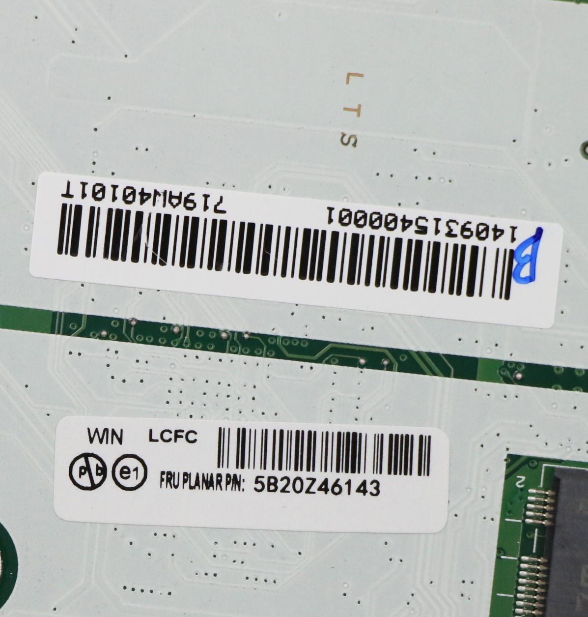 Lenovo Bdplanar I7-10610U 8Guhd Vpwin - 5B20Z46143