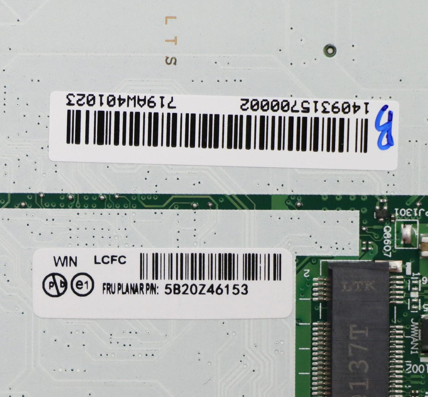 Lenovo Bdplanar I7-10610U 16Guhdvpwin - 5B20Z46153