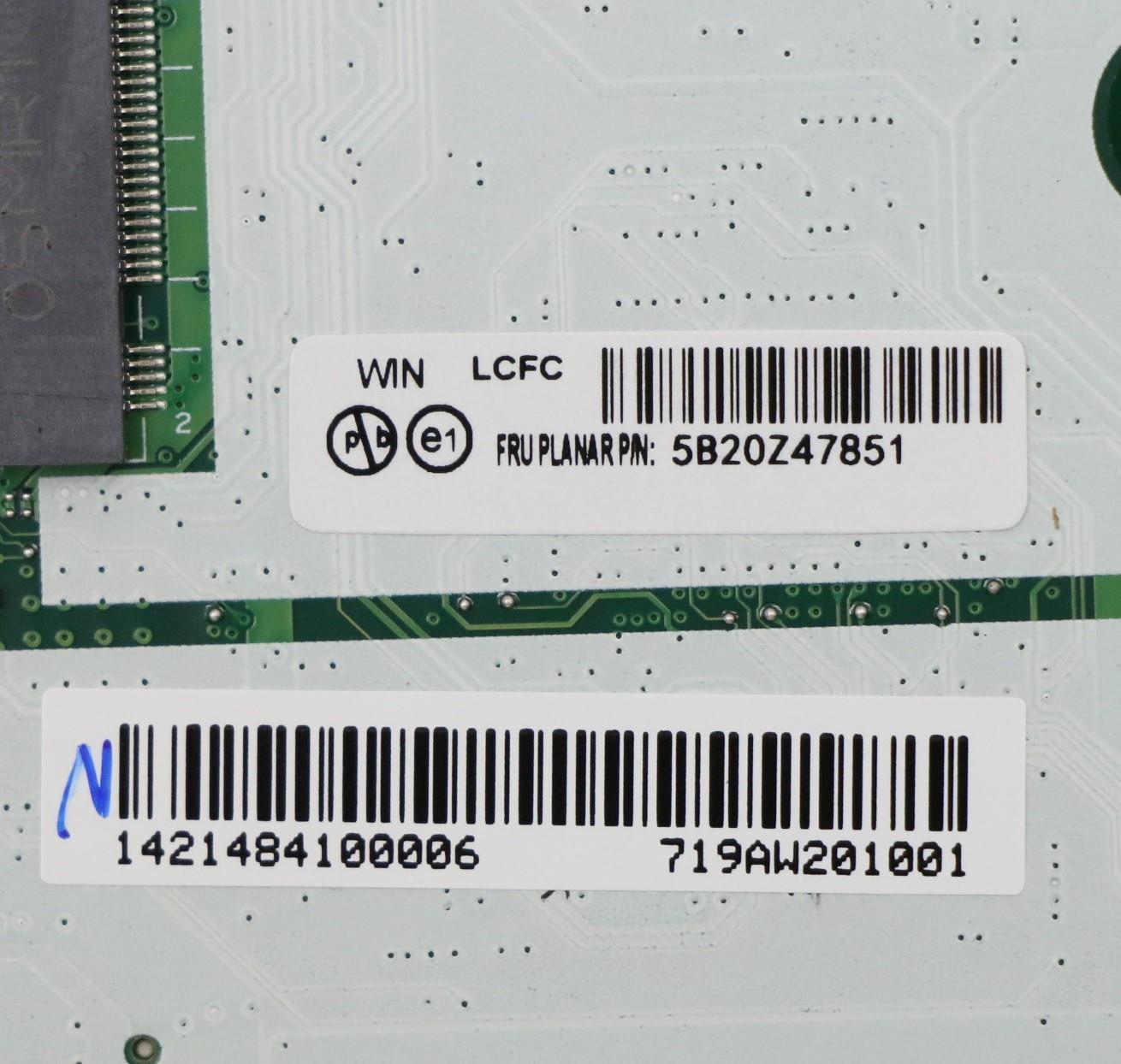 Lenovo Bdplanar I5-10210U 8G Dis Nvp - 5B20Z47851