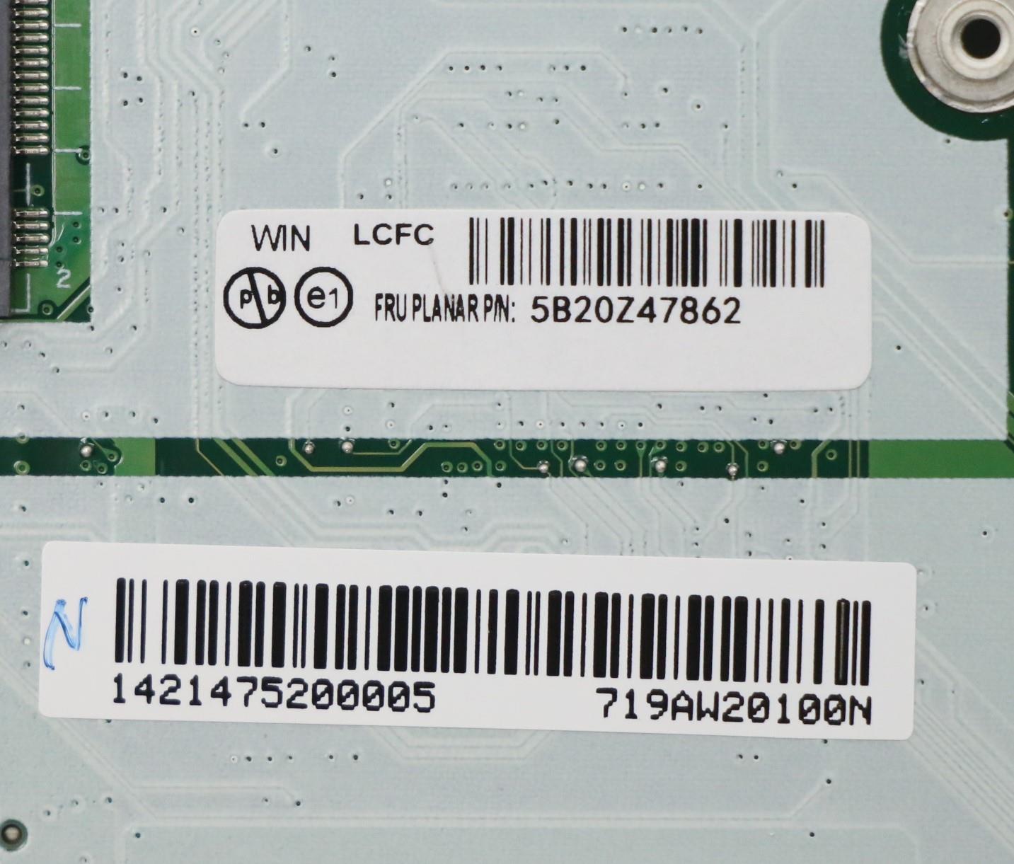 Lenovo Bdplanar I7-10510U 8G Dis Nvp - 5B20Z47862