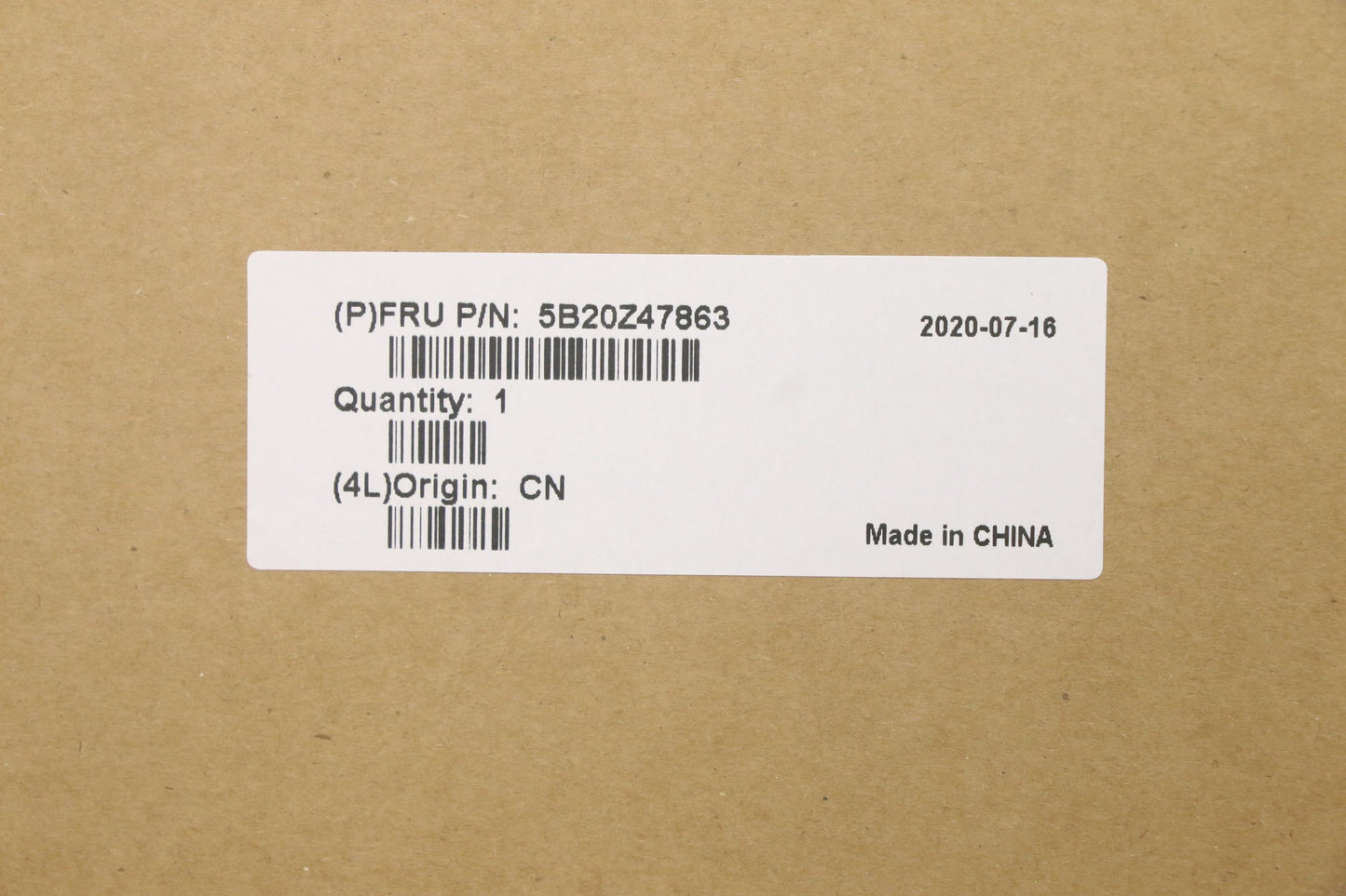 Lenovo Bdplanar I7-10510U 8G Dis Nvp - 5B20Z47863