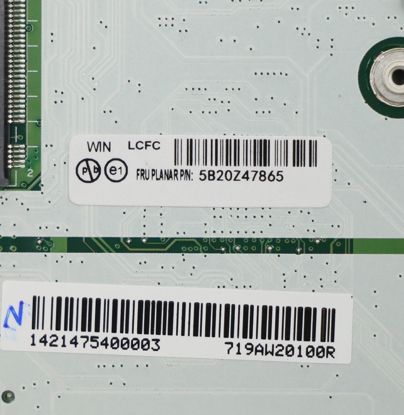 Lenovo Bdplanar I7-10510U 8G Dis Nvp - 5B20Z47865