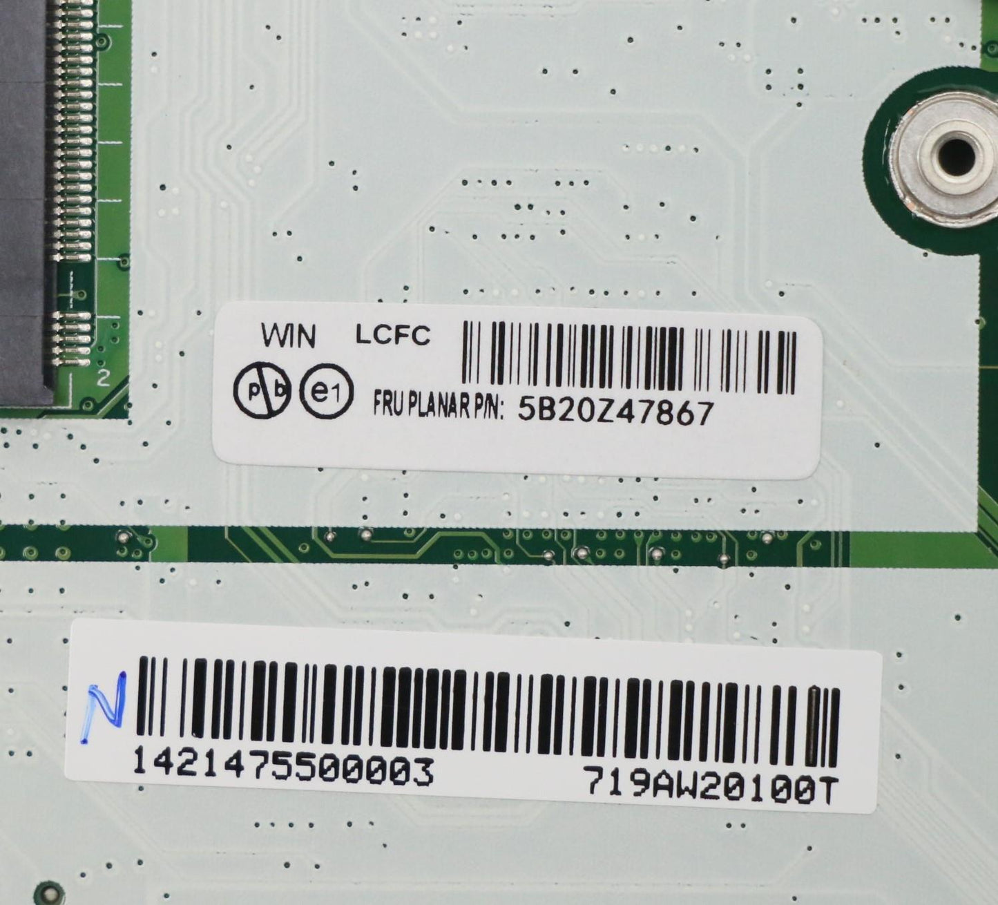 Lenovo Bdplanar I7-10510U 8G Dis Nvp - 5B20Z47867