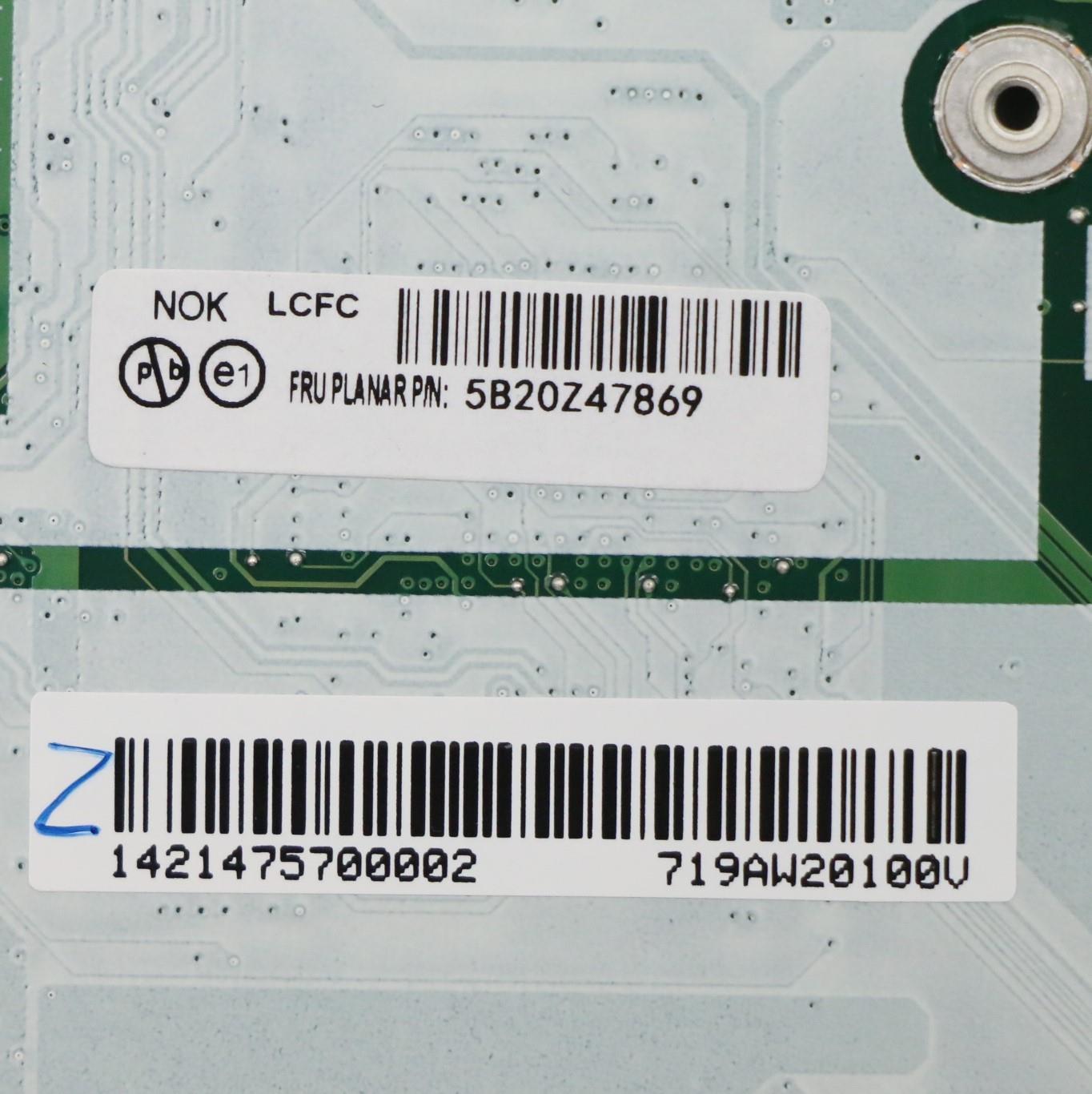 Lenovo Bdplanar I7-10510U 8G Dis Nvp - 5B20Z47869