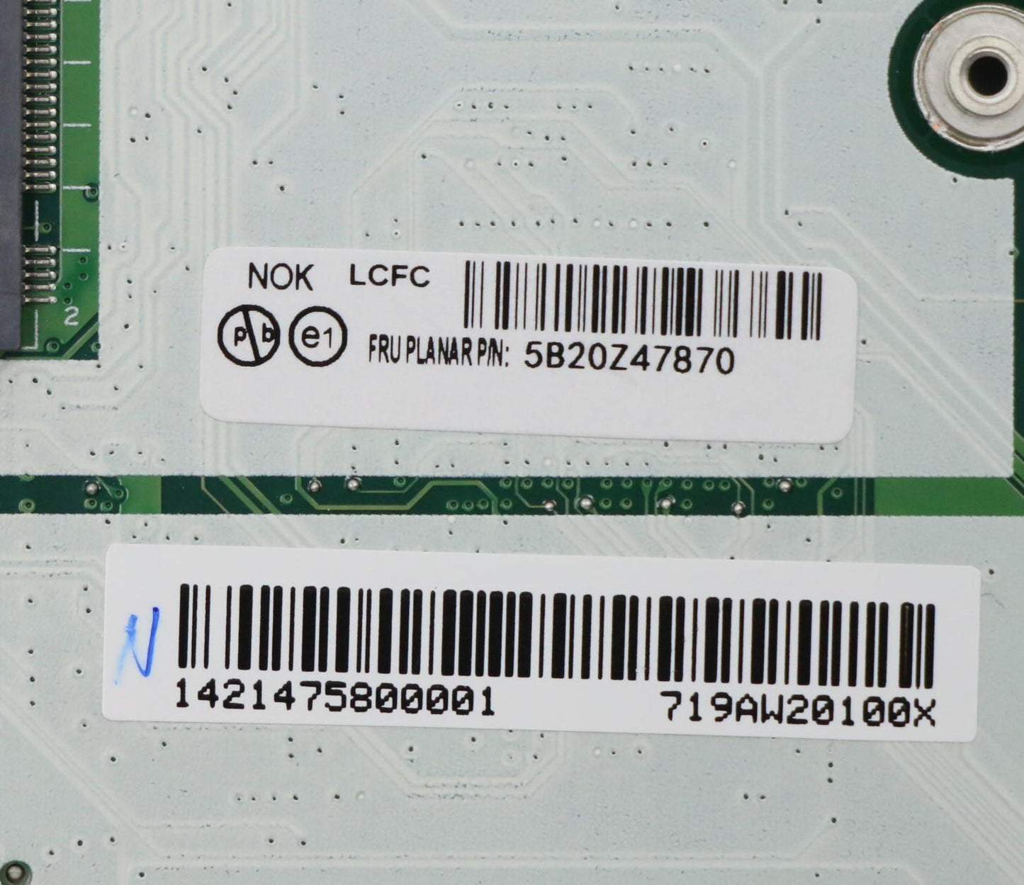 Lenovo Bdplanar I7-10510U 8G Dis Nvp - 5B20Z47870