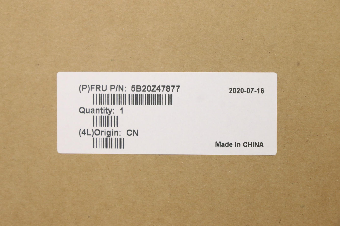 Lenovo Bdplanar I7-10510U 16G Dis Nvp - 5B20Z47877