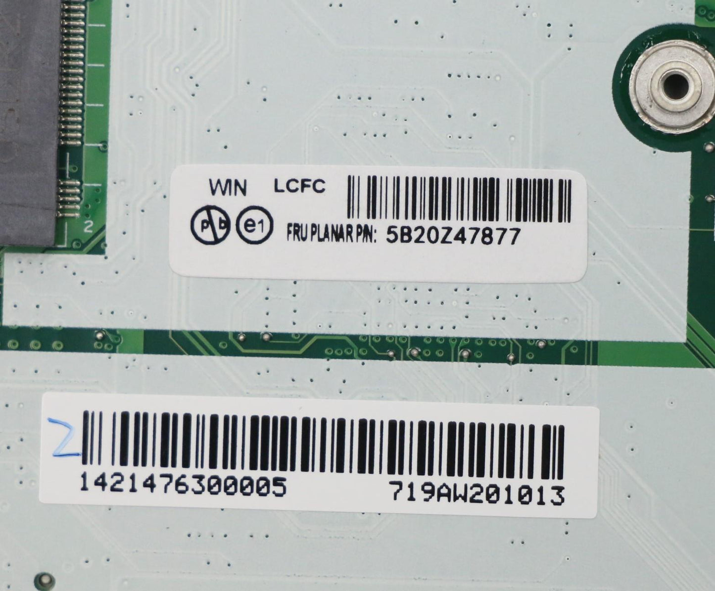 Lenovo Bdplanar I7-10510U 16G Dis Nvp - 5B20Z47877