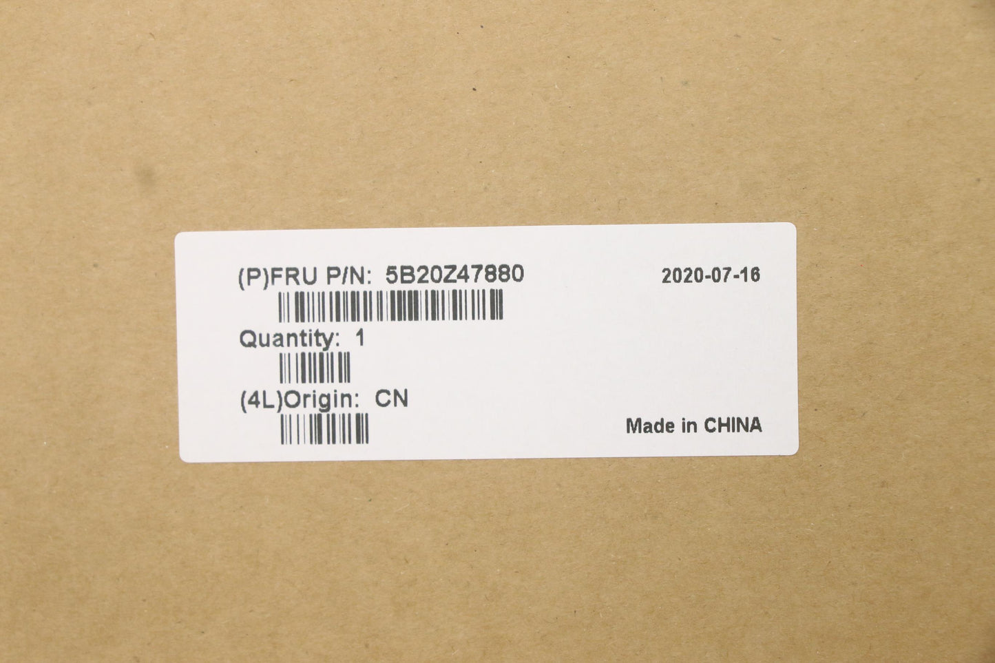 Lenovo Bdplanar I7-10510U 16G Dis Nvp - 5B20Z47880