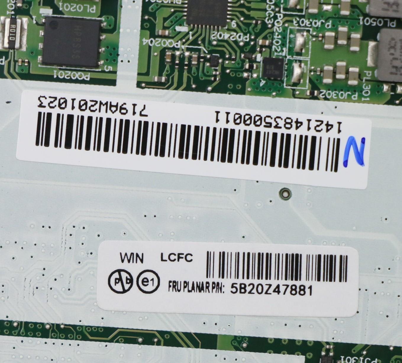Lenovo Bdplanar I7-10710U Dis Nvp16G - 5B20Z47881