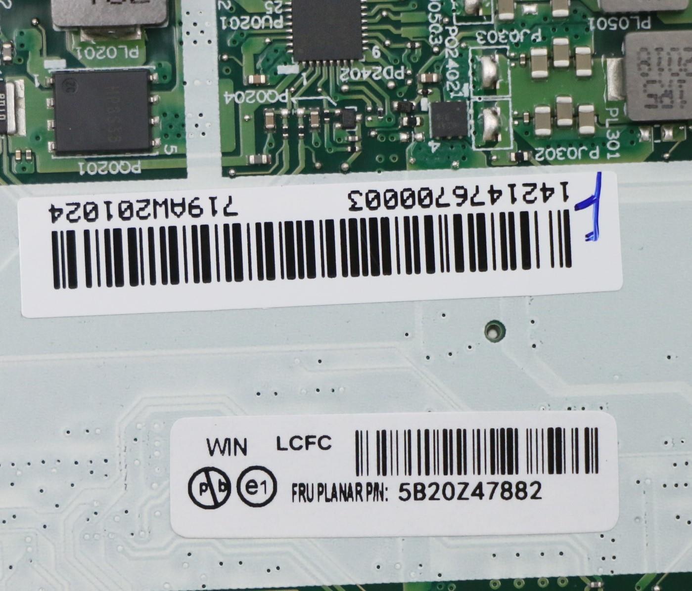 Lenovo Bdplanar I7-10710U Dis Nvp16G - 5B20Z47882